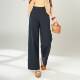 西装 高腰显瘦直筒裤 阔腿裤 新款 子通勤职 女2026年春季 商场品牌时尚
