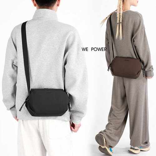 专柜品牌WEPOWER新款男士出行轻便单肩包休闲简约潮牌挎包户外旅