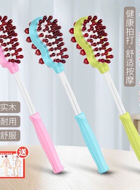 手持加长按摩捶伸缩拍痧