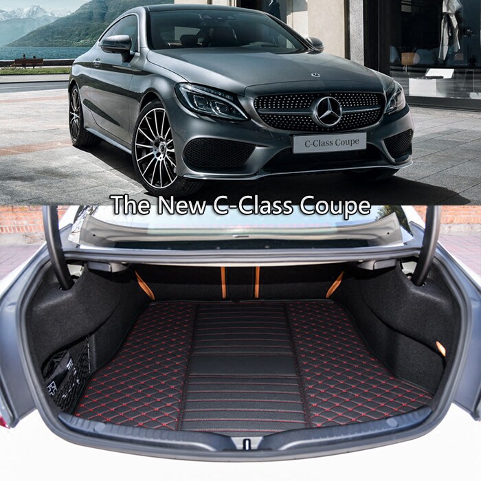 奔驰c260coupe后备箱垫 c205轿跑 c43coupe专用c200 c300 c63 amg