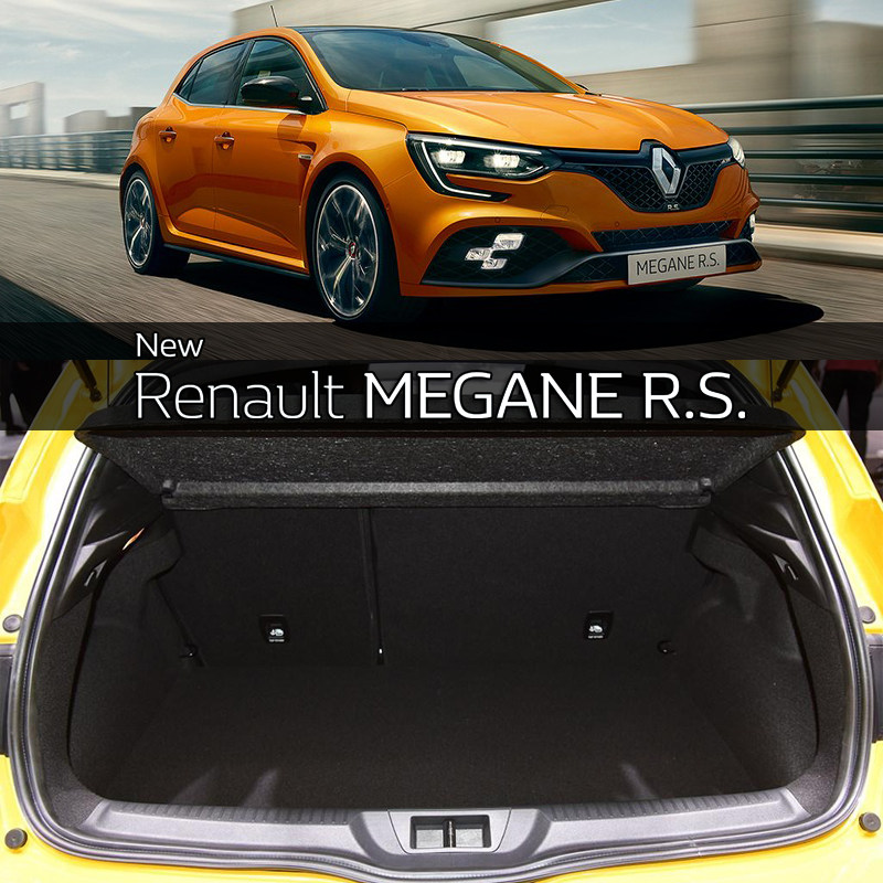 右軚左舵雷诺megane后备箱垫 renault megane rs gt专用bbm5p尾垫