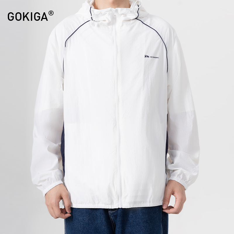 GOKIGA夏季户外轻薄透气防晒服男