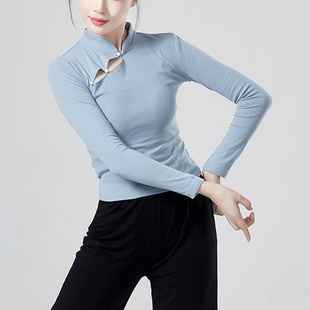 古典舞旗袍身韵上衣中国舞蹈练功服装 民族现代舞成人女艺考形体服