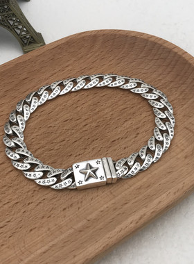 LUCKY手链情侣925银欧美时尚潮饰