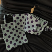 波点复古雨伞女折叠便携晴雨两用原创小众ins防晒防紫外线太阳伞