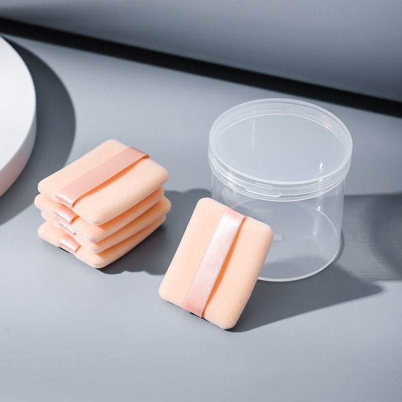 粉扑双面植绒不吃粉方形