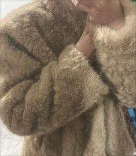 立领羊羔毛外套女短款皮毛一体加厚泰迪绒皮草毛毛大衣