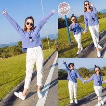 2020新款春季母女装韩版母子潮卫衣1