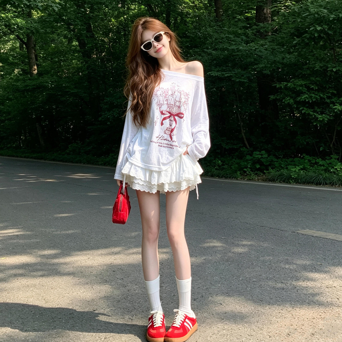 夏上新防晒休闲运动套装女夏图片