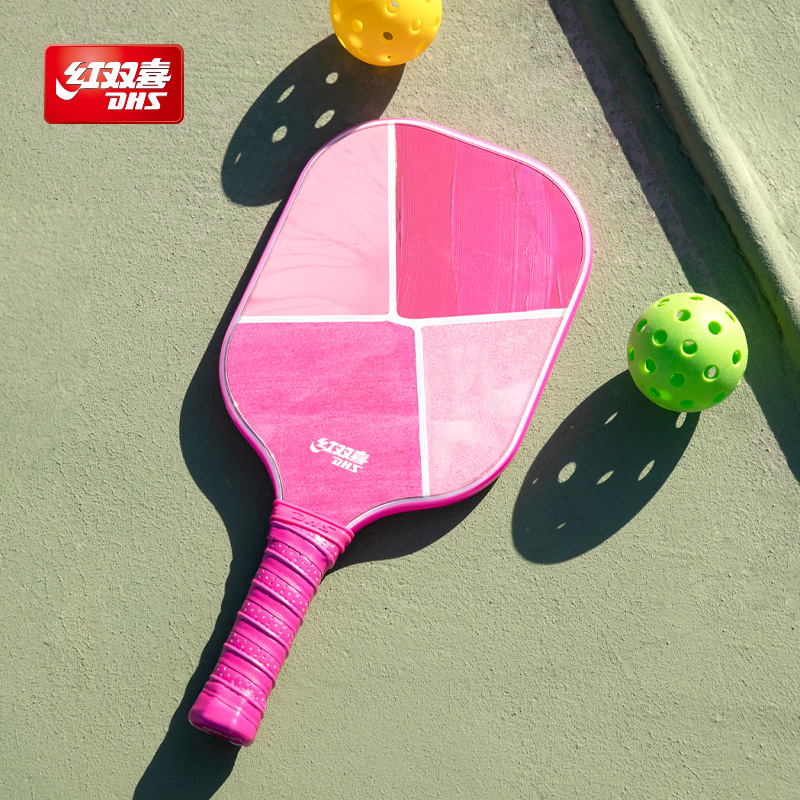红双喜匹克球拍碳纤维
