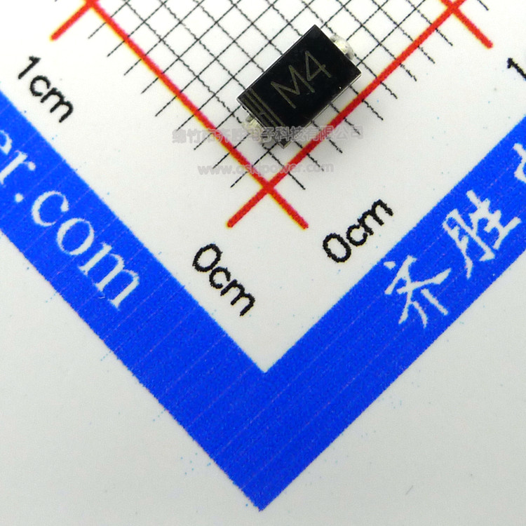 m4 in4004 贴片 sma 封装 台产 400v 1a 整流二极管 拍1件=100只