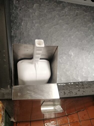 餐厅酒店不锈钢小件Manitowoc制冰机冰铲盒收纳盒挂式冰铲盒