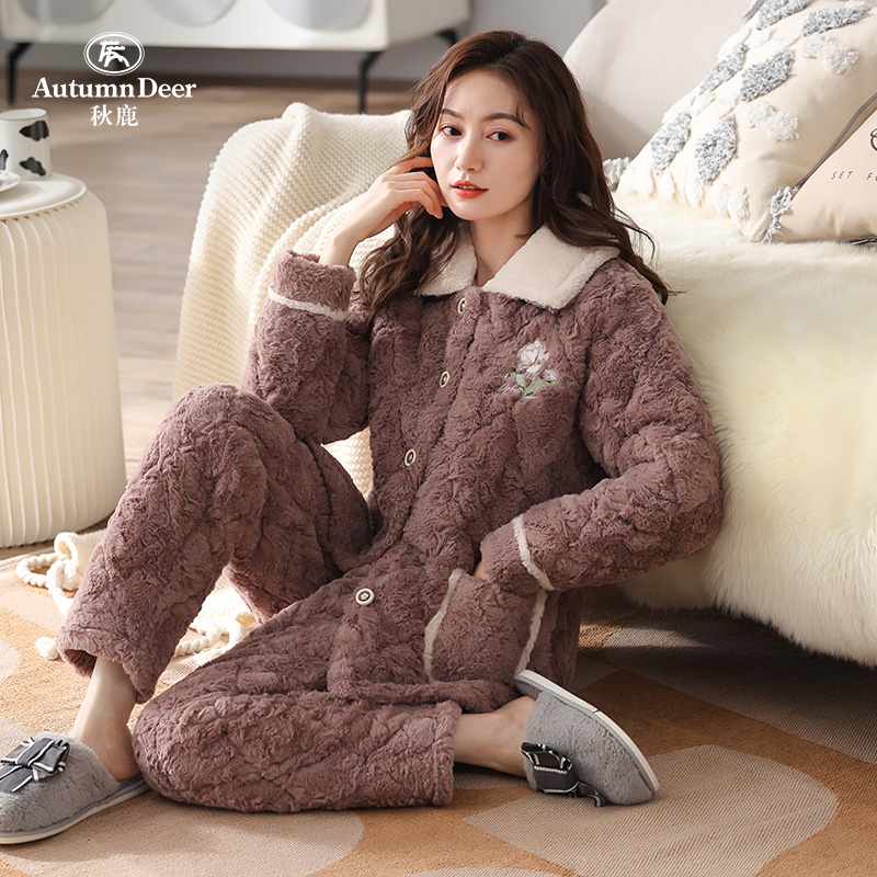 秋鹿2022年新款法兰绒