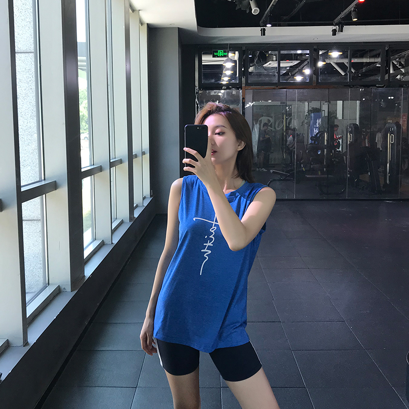 速干健身瑜伽运动背心女跑步罩衫