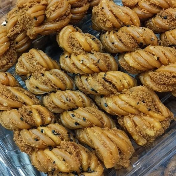 天津特产零食大麻花特产休闲食品香酥黑芝麻椒盐大麻花官方旗舰店