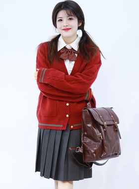 COSMEPRO纯色百褶裙 含羊毛加厚深色短裙55cm秋冬半身裙