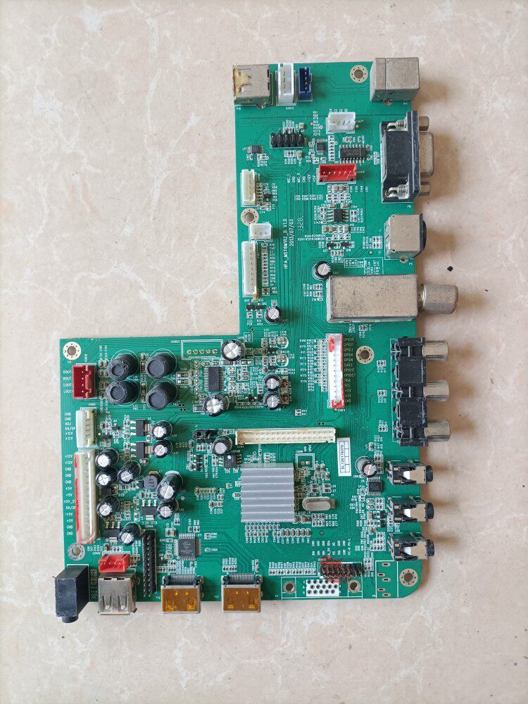 原装清华同方液晶电视教学机一体机主板hfa-mst6m182-b v1.1/v1.