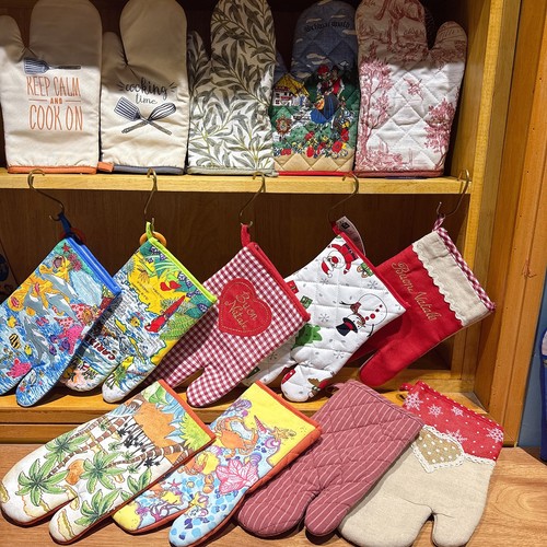 外单西班牙旅游特色微波炉烤箱手套绗缝棉隔热厨房用品耐高温防烫