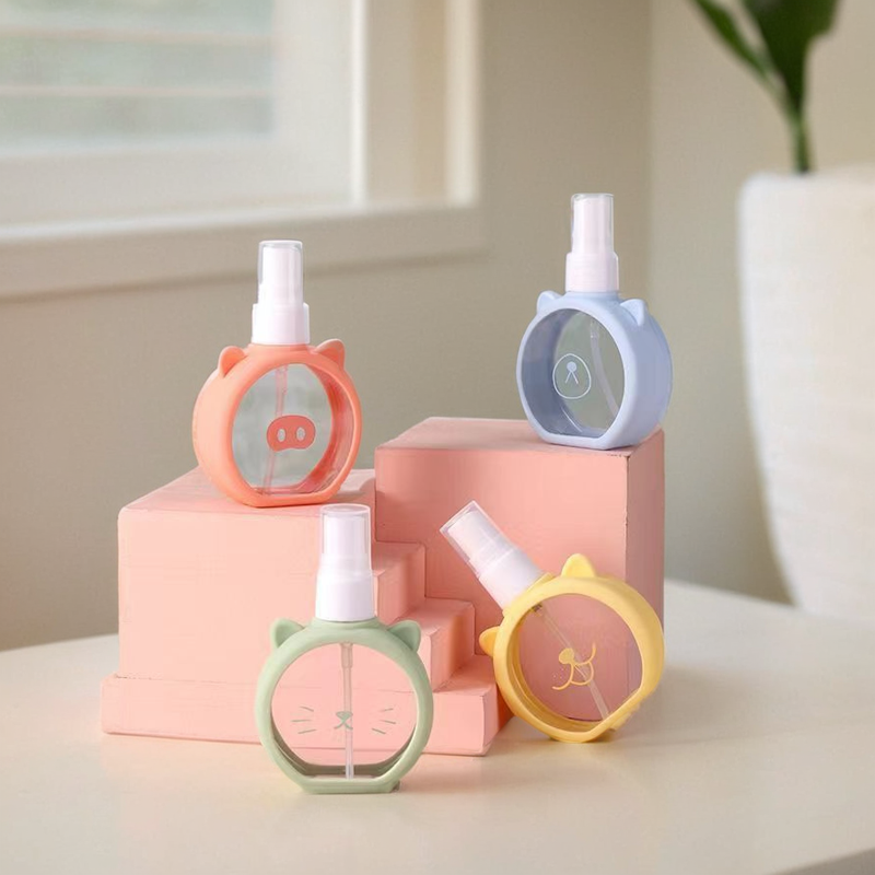 脸部爽肤水按压式化妆水酒精香水专用细喷瓶可爱创意香水喷雾瓶