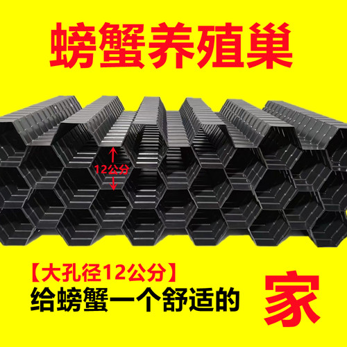 螃蟹养殖巢大闸蟹屋澳洲龙虾巢青蟹繁殖窝洞穴水蛭蚂蟥塑料瓦