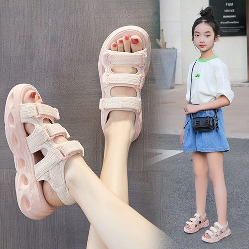 女童凉鞋夏季2025新款儿童运动