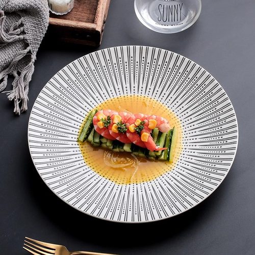 北欧摆盘餐具西餐盘意面盘西式