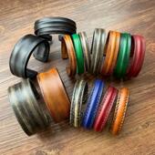 原创小众设计牛皮手镯男女时尚 手环情侣文艺手链真皮复古简约风