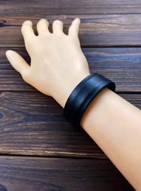 原创复古男女款牛皮加厚手镯真皮