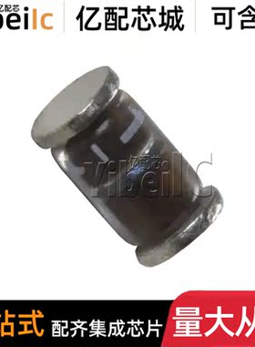 20个 原装 PRLL5819,115 SOD-87 黑色圆柱玻璃 40V1A 单二极管