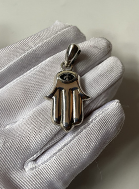 吊坠吊牌银吊坠朋克项链