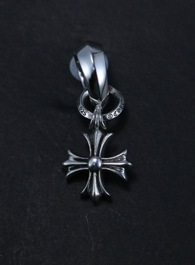 小周手作925纯银CH十字架吊坠