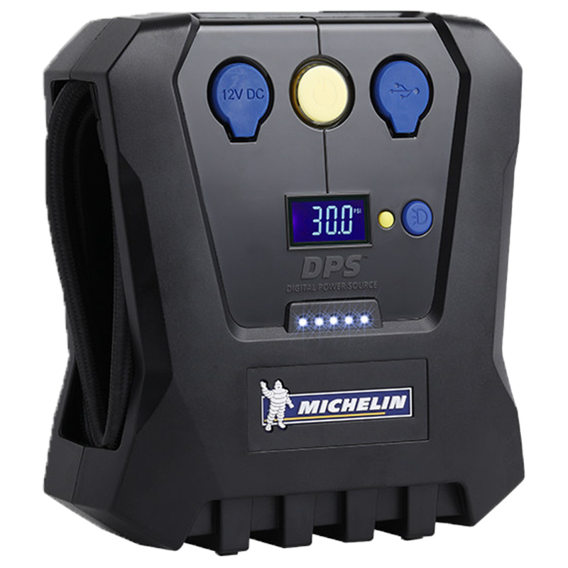 米其林车载充气泵电动双缸便携式通用汽车小型车胎高压自动打气泵