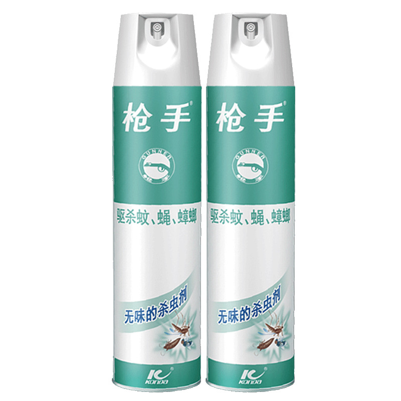 枪手杀虫气雾剂无味灭蚊蟑螂药毒苍蝇飞虫室内抢手喷雾剂家用正品