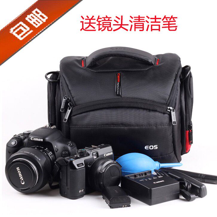 适用佳能单反相机包60D 70D 80D 90D单肩摄影包5DIII 5DSR 6D 5D4