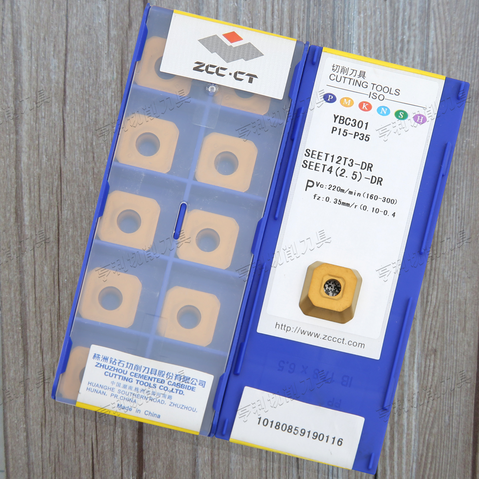 原装株钻数控刀片SEET12T3-DR YBC301/302/401YBD252YBM351YBG302