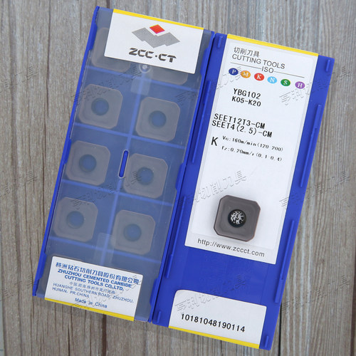 原装株洲数控刀片SEET12T3-CM YBD152 YBC252 YBG102/202/302/205