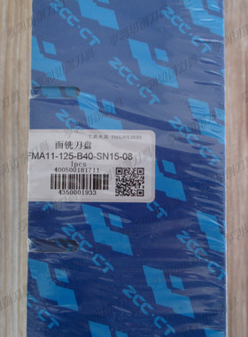 正品株洲45度面铣刀盘FMA11-125-B40-SN15-08
