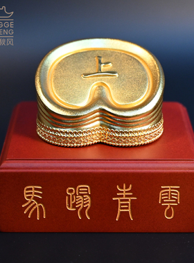 寻赣记 马踏青云·摆件锌合金镀24K金家居装饰