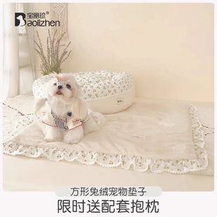 通用毯子绒棉垫猫垫可拆洗窝 可定制宠物猫咪保暖垫子睡垫被子四季