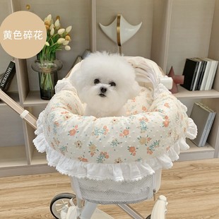 限时秒！磁吸款！宝丽珍可定制宠物推车边缘垫子防脏巾纯棉可拆洗