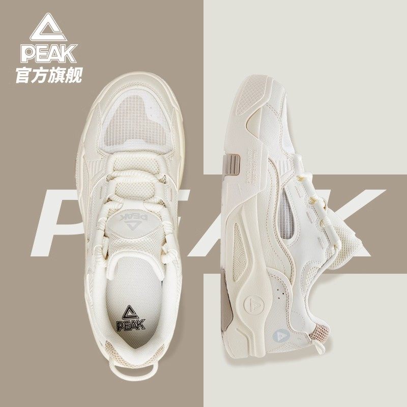 匹克态极漫游板鞋凌跃春季新款网面低帮男女透气增高运动鞋休闲鞋