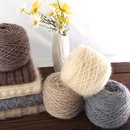 松鼠绒毛线亮丝线手编围巾粗毛线马海毛长毛毛线宝宝线勾帽子毛衣