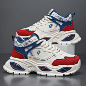 2026春季 鞋 新款 百搭增高厚底高帮休闲老爹鞋 子青年 跑步运动鞋 男鞋