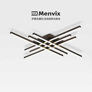 大气创意轻奢餐厅书房护眼led吸顶灯 Menvix客厅灯现代简约新款