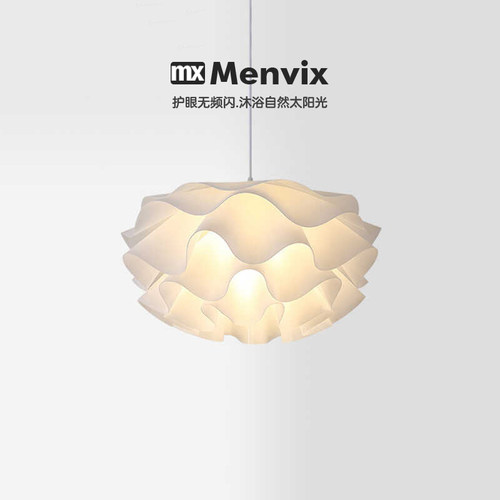 现代简约北欧创意亚克力花朵吊灯