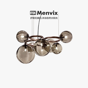 Menvix现代北欧简约魔豆分子客厅灯具卧室主灯餐厅设计师创意吊灯