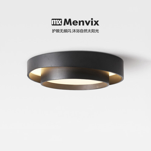 Menvix卧室吸顶灯创意圆形房间灯