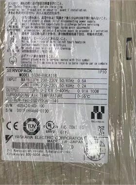 议价安川伺服驱动器YASKAMA SGDV-R9CA11B SG