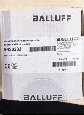 议价Balluff巴鲁夫限位开关BNI002A BNI CCL-302-100-Z001