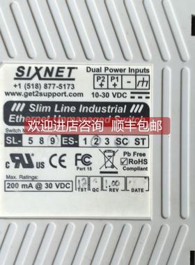 议价SL-9ES-2SC SIXNET 西斯耐特 100M 9口光纤 工业交换机